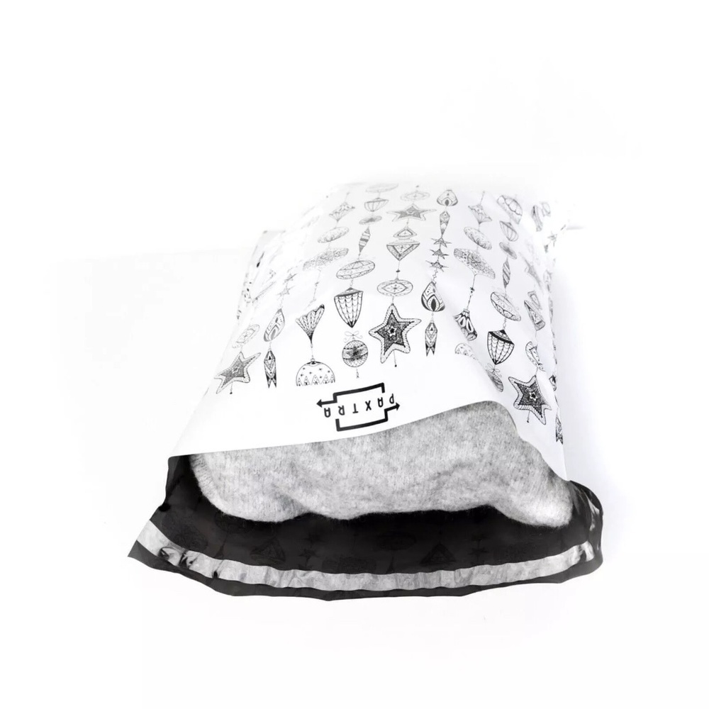 25 12x15 inches Christmas print holidays print polymailers plastic shipping bags